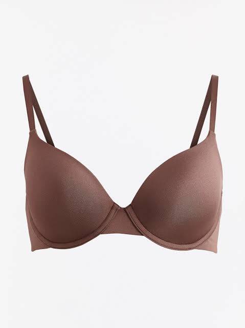 T-shirt Bra - chocolate brown Size 38B