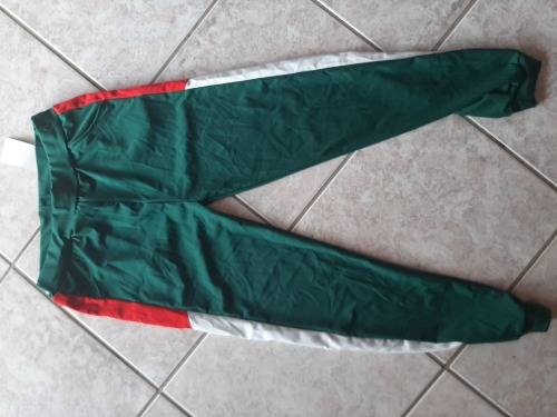 Green tracksuit pants