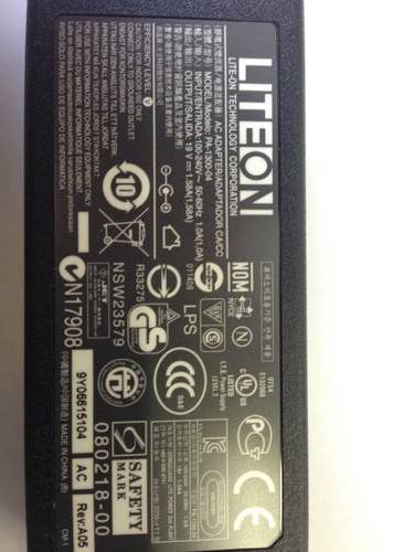 Acer Aspire One Charger (Brand New) LC.ADT00.006