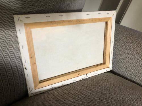 Lovely Casey van der Leek original oil painting on stretched canvas (35 x 25 cm).