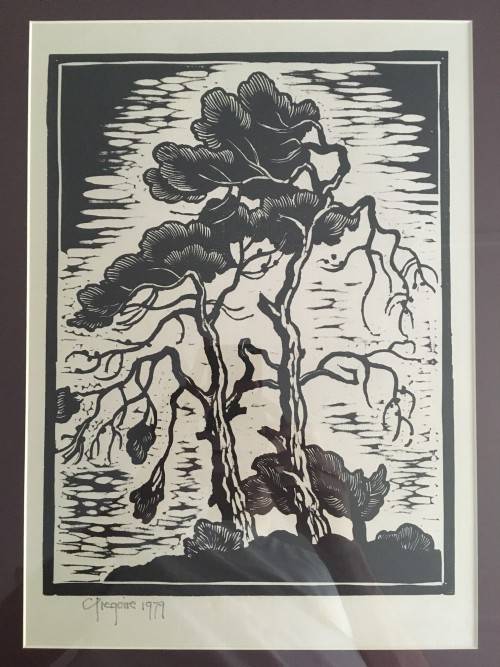 Gregoire Boonzaier - Two Trees in the Wind