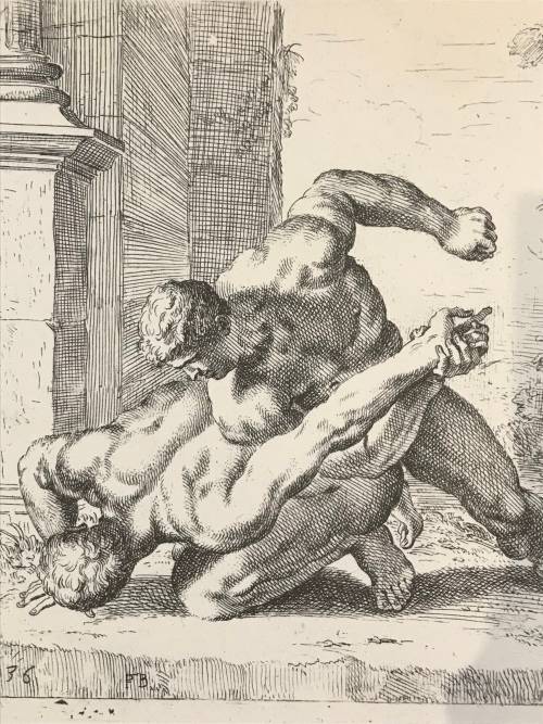 Nude Greek male wrestlers : Print