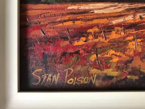 Stan Polson - Oil on Board Landscape