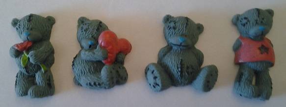 Tatty Teddy Set 1 Silicone Mould