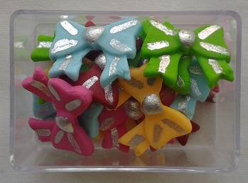 Mixed Bows Cupcake/Cake Decorations