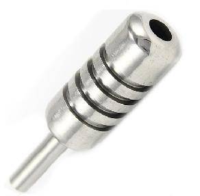 Stainless steel tattoo grip with back stem Size: 20mm50mm