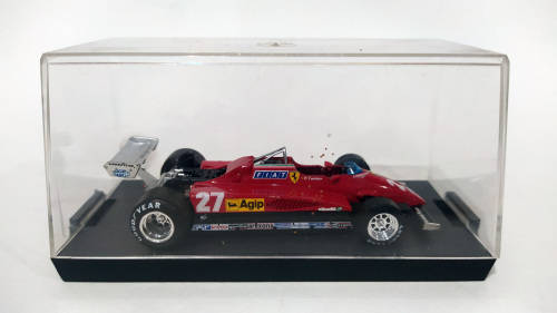 **Perfect Model Condition** 1/43 Brumm Ferrari F1 126 C2 ITALY GP 1982 #27 Patrick Tambay