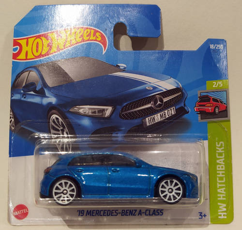 **NEW/SEALED** Hot Wheels 1/64 HW Hatchbacks Series 2/5 - 2019 Mercedes-Benz A-Class - Carded