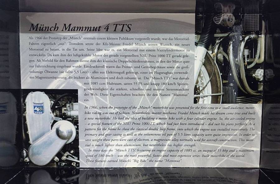 *ULTRA RARE/BOXED* 1/12 Minichamps - Munch Mammut 4 TTS (Motorcycle)