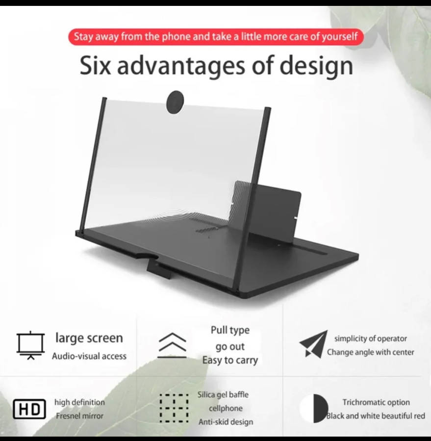 10Inch 3D Fun phone Screen Amplifier