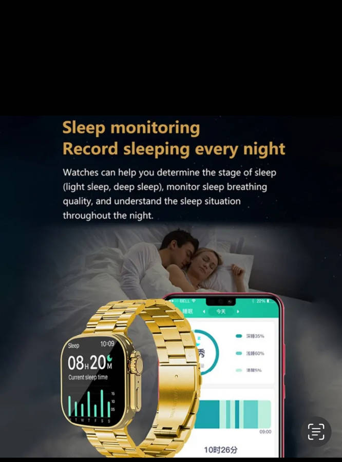 Premium U9 ultra smart watch -Luxury-Gold edition