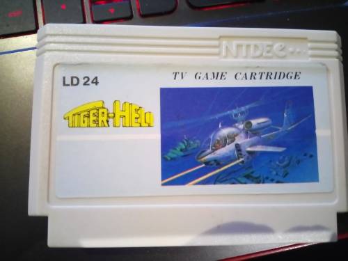 TIGER HELI TV GAME / FAMICLONE / GOLDEN CHINA / NES / RETRO / 8 BIT