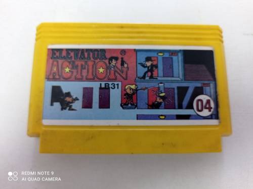 Elevator Action 8-bit TV Game cartridge
