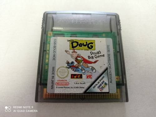Doug Nintendo Game Boy Color game. Game is in Dutch