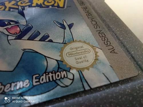 Pokemon Silver Nintendo Gameboy Color cartridge. German only