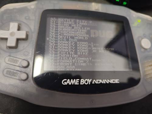 Nintendo Gameboy Advance console and 62 in 1 cartridge