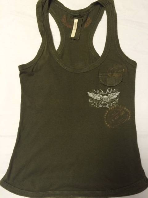 T- SHIRT - GREEN - TOP - LADIES - CLOTHING