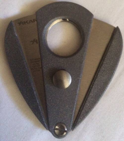 XIKAR CIGAR CUTTER - GRANITE SILVER
