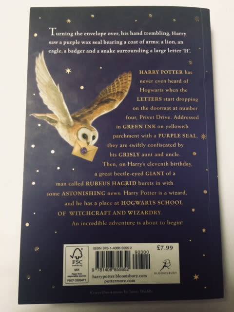 HARRY POTTER AND THE PHILOSOPHER'S STONE - JK ROWLING