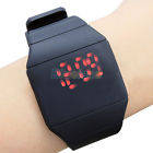 Touch Digital Red Led Silicone Sport Wrist Watch