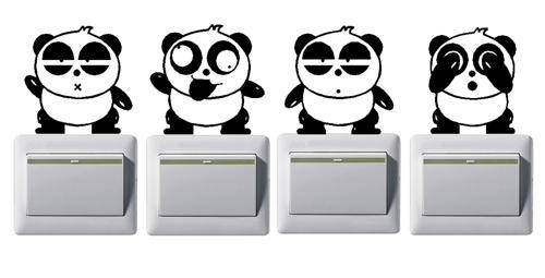 Panda Switch stickers