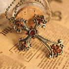 Bronze cross necklace