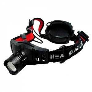 CREE 5W 300Lm LED Light Headlight - Black