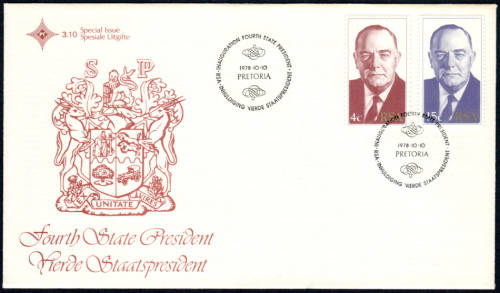FDC 3.10 Special. BJ Vorster (10/10/1978)