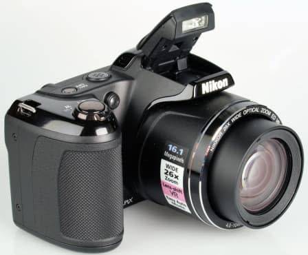 Nikon Coolpix L320 16.1MP Digital Camera with 26x Optical Zoom - BLACK