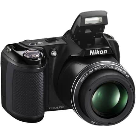 Nikon Coolpix L320 16.1MP Digital Camera with 26x Optical Zoom - BLACK