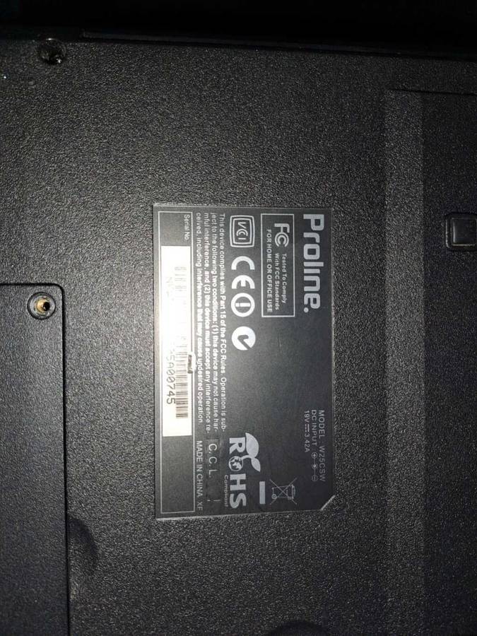Proline Professional W25CSW 15.6` Core i7 Notebook - Intel Core i7-4710MQ
