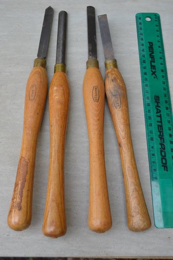 Marlpes set of 4 wood tuning chisels