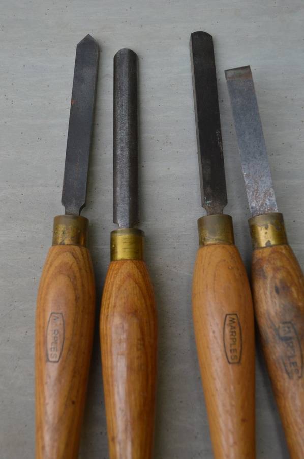 Marlpes set of 4 wood tuning chisels