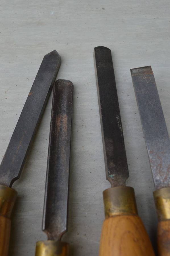 Marlpes set of 4 wood tuning chisels