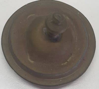 Antique Dutch Brass wall mounted Snotneus Oil lamp 19th Century