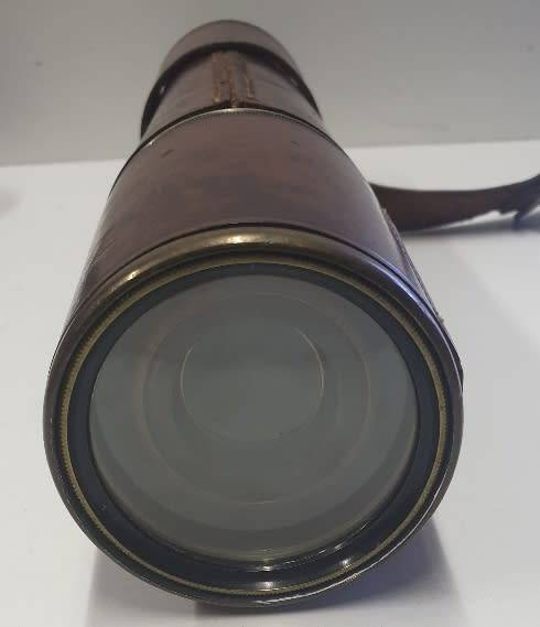 Vintage Dollond London signalling 3 draw telescope. Early 1900`s