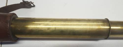 Vintage Dollond London signalling 3 draw telescope. Early 1900`s