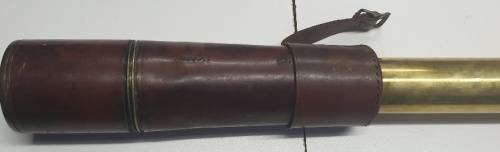Vintage Dollond London signalling 3 draw telescope. Early 1900`s