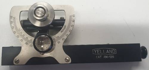 Vintage Yelland Level Clinometer in Original leather pouch