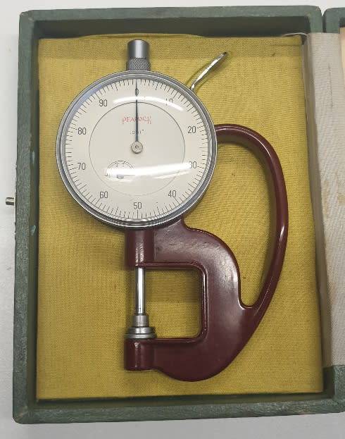 Vintage Peacock Dial Thickness Gauge