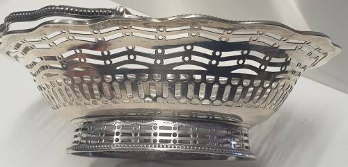 1777 George III Silver Sweetmeat Basket