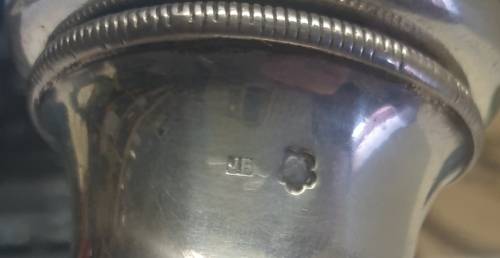 1872 Austrian Diana Silver Sugar Caster.