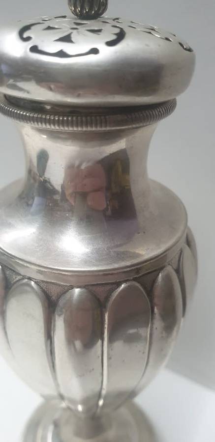1872 Austrian Diana Silver Sugar Caster.