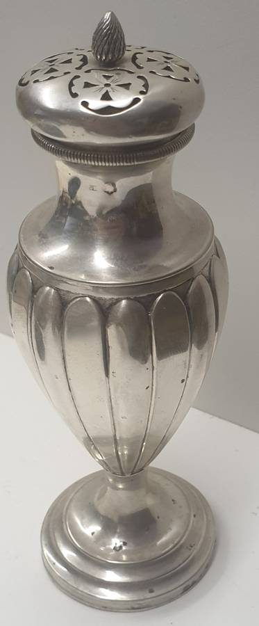 1872 Austrian Diana Silver Sugar Caster.