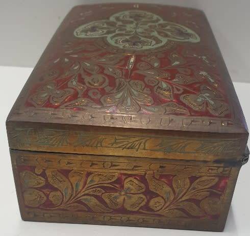 Antique Oriental Copper Box