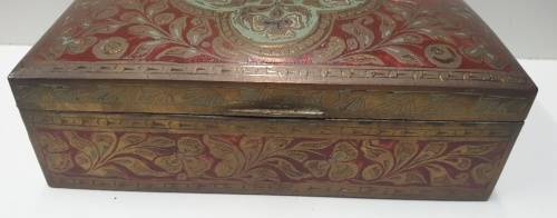 Antique Oriental Copper Box