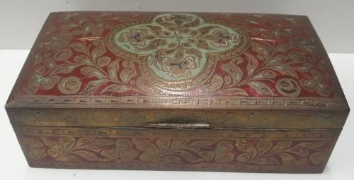 Antique Oriental Copper Box