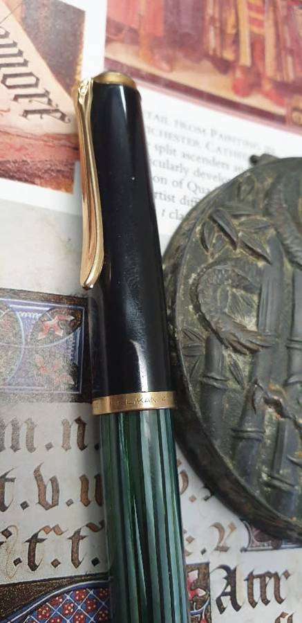 VINTAGE PELIKAN 400 FOUNTAIN PEN. 14CT GOLD NIB