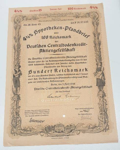 4 GERMAN NOTGELD NOTES. PLEASE SEE PICTURES AND DESCRIPTION