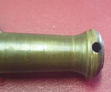 Antique Bronze and wooden toy/display Cannon. Circa 1864?